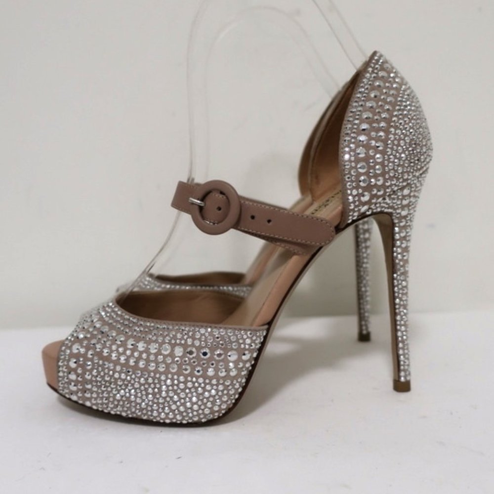 Valentino Microstud Mary Jane Pumps Size 35.5 - Picture 6 of 11